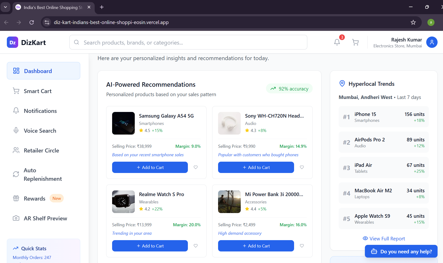 Online Shopping Store