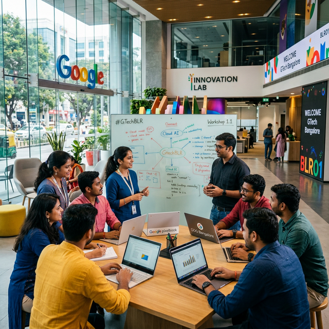 Google Office Bangalore Visit